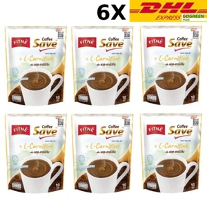 Fitne Coffee Save Instant Coffee Mixed plus L-Carnitine Weight Manage 110 g. X6 - Picture 1 of 9