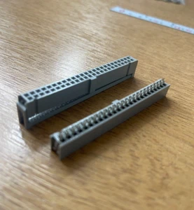 IDC box female Header 50 pin 2 X 25 pt no. 4004-50-00-P3 H&T   10 PIECES  Z1590 - Picture 1 of 2