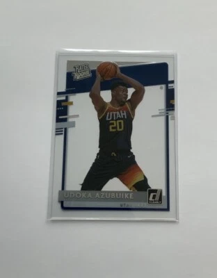 Udoka Azubuike 2020-21 Panini Clearly Donruss Rated Rookie #69 - Image 1 of 2