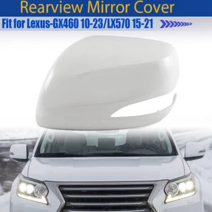 Left Side Rearview Mirror Cover Cap Shell For Lexus GX460 2010~23 LX570 2015~21 - Imagen 1 de 11