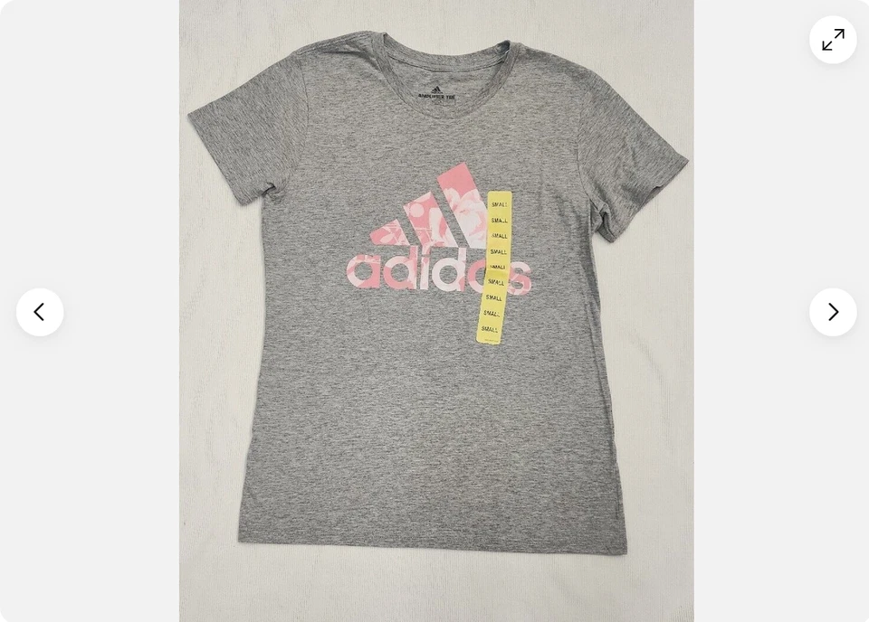Adidas Women's Print Logo Amplifier Tee Variety Size S Small