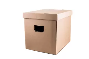Transport, Umzug, Stapel und Aufbewahrungs Karton Box für z.b. Schallplatten - Bild 1 von 4