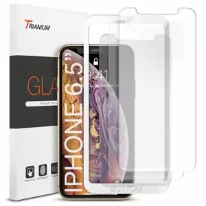 3 Packungen!! Displayschutzfolie für Apple iPhone 11 Pro Max iPhone XS Max (6,5" 2018) - Bild 1 von 7