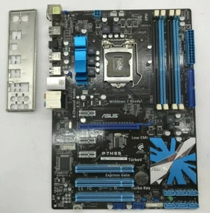 ASUS P7H55 REV:1.00G DDR3 - ATX - Sockel 1156 - mit I/O Shield #M2191 - Bild 1 von 5