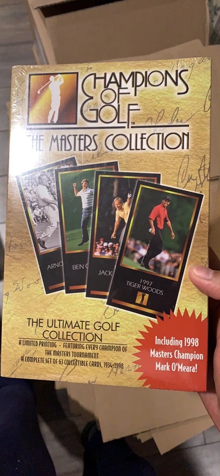 1997-98 Champions of Golf The Masters Collection Sealed Box Tiger Woods Rookie - Image 1 of 1