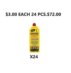 RONSONOL Lighter Fluid 5 OZ (LOT OF 24 ) - Picture 1 of 1