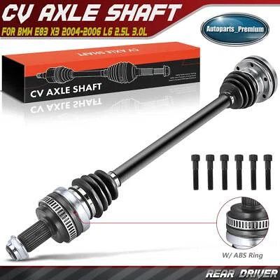 Conjunto de eje CV trasero izquierdo para BMW E83 X3 2004-2006 L6 2,5 L 3,0 L transmisión automática Foto 1 de 4