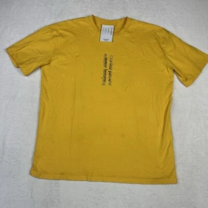 Honoré Wicker Park Men's 2XL Not a French Brand Designer T Shirt Yellow - Picture 1 of 8