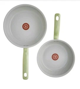 Juego de sartenes T-fal Fresh Simply Cook de aluminio reciclado de cerámica de 8,5" y 10,5" - - Imagen 1 de 6