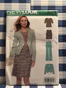 Simplicity Pattern #S0954 Misses Blazer A-Line Skirt Pants Top Bolero Size 8-20 - Picture 1 of 2
