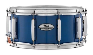 Pearl PMX Professional Maple 14x6.5" Sheer Blue Lacquer Kit Snare Drum | Dealer - Picture 1 of 1