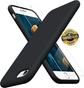 Funda protectora de silicona líquida + protector de pantalla para iPhone 7 8 Plus SE 2020 - Imagen 1 de 34