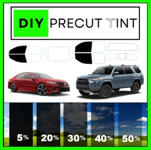 DIY PreCut Premium Ceramic Window Tint Fits ANY Toyota 2000-2023 FRONT TWO DOORS - Picture 1 of 9