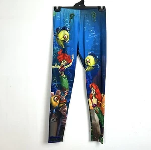 Disney Little MERMAID ZOMBIE Living Dead Clothing Leggings Sz XL horror rare - Picture 1 of 9