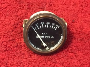 AIRCRAFT 2" BOOM PRESSURE INDICATOR WITH BRACKET P/N 050500808 - Picture 1 of 7