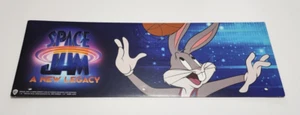 Panel de tablero de anuncios de publicidad Space Jam A New Legacy Bugs Bunny 24" x 8" - Imagen 1 de 5