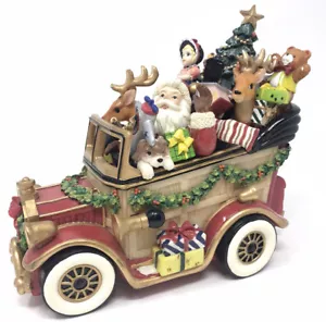 Rare Fitz And Floyd Santa Mobile Plays “Here Comes Santa Clause” Musical - Picture 1 of 11