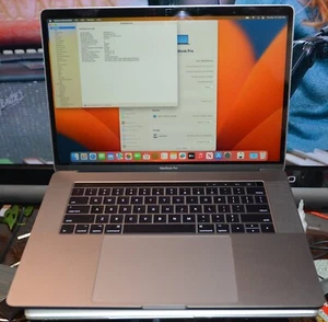 15" Macbook Pro 2017 Core i7 2.9 16GB 512GB SSD Ventura SPACE GRAY NICE A1707 - Photo 1/12