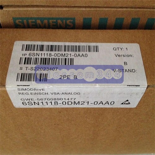 Module Siemens 6SN1118-0DM21-0AA0 SIMODRIVE 611-D Neuf - Régulation Fermée Pour Automates