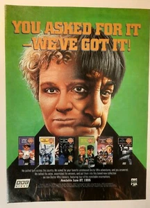 DR. WHO BBC Video new VHS Releases ~ Vintage Magazine Page PRINT AD 1995 - Picture 1 of 1