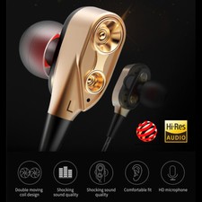 3.5mm With Mic Super Bass Music In ear Stereo Headphone Headset Earphone Earbuds