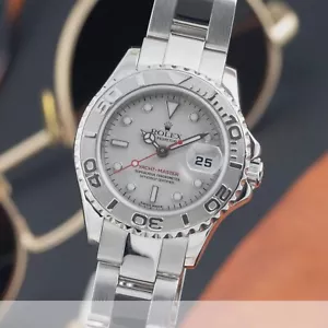 Rolex Yacht-Master 29 Oyster Stahl / Platin Automatik Damenuhr Ref. 189622 - Bild 1 von 14