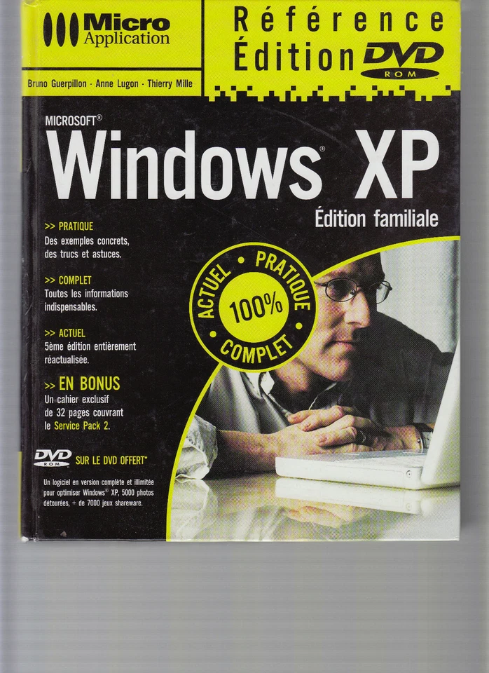 MICRO APLICACIÓN WINDOWS XP EDITION FAMILIAR MANUEL LIVRE VERSIÓN FRANCA Foto 1 de 1
