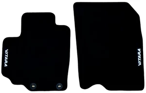 Front Car Floor Mats Velour For Suzuki Vitara Waterproof Carpet Rugs Auto Liners - Picture 1 of 6