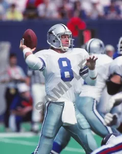 QB Dallas Cowboys Troy Aikman NFL HOF Football Player 8"x 10" Photo Poster 8 - Picture 1 of 1