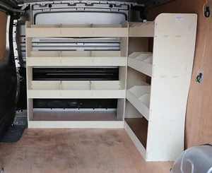 Renault Trafic Traffic 2015+ Bulkhead & Front Double Van Racking Shelving Units - Picture 1 of 5