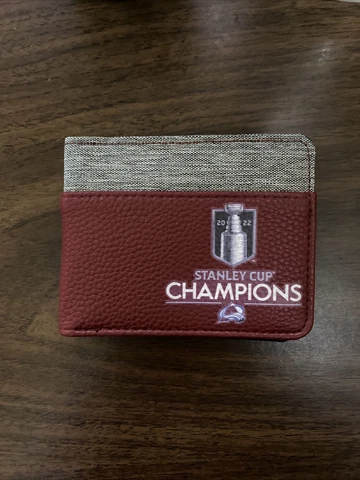 Colorado Avalanche Stanley Cup Champions Bi-fold Wallet (Read desc) Cover