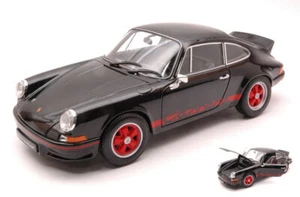 Welly PORSCHE 911 CARRERA RS 1973 BLACK/RED 1:18 - Foto 1 di 1