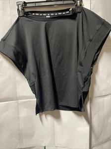 Adidas Yoga Studio T-Shirt Black Breathable & Lightweight Activewear Size XL - Picture 1 of 2