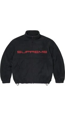 Supreme Polartec Fleece Zip Jacket Black Small - Image 1 of 3