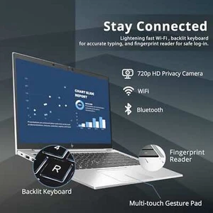 HP EliteBook 845 G8 Laptop Ryzen 7 Pro FHD 1080P 1920x1080 WINDOWS 10 q - Picture 1 of 9