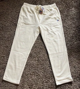 NEW Russell Athletic Men's Heavy Oversized Cream Sweatpants (2XL) NWT - Picture 1 of 3