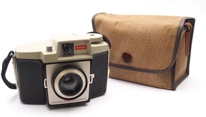 Cámara y estuche Kodak Brownie Cresta 3 cajas - en perfecto estado de funcionamiento - distribuidor del Reino Unido - Imagen 1 de 5
