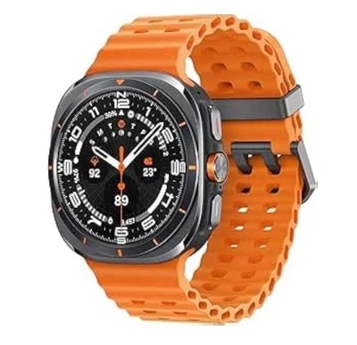 Samsung Galaxy Watch Ultra 47mm Gray Titanium Orange Band Wi-Fi  - NEW SEALED - Image 1 of 4