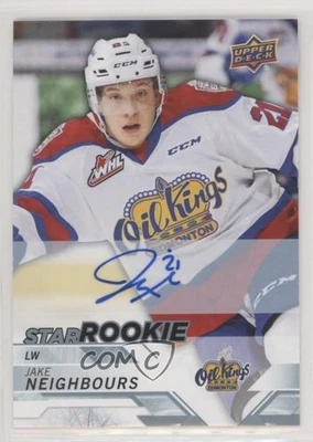 2018-19 Upper Deck CHL Star Rookies Auto Jake Neighbours #382 Auto - Image 1 of 2