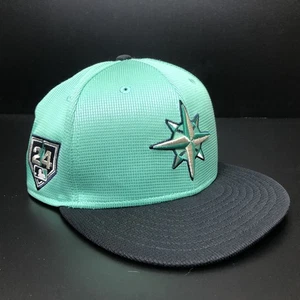 Cappello Berretto Seattle Mariners 2024 Spring Training 59Fifty Fitted 7 3/8 - Foto 1 di 10
