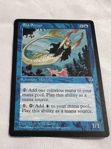 MAGIC - Sea Scryer MTG Mirage Regular - Picture 1 of 3