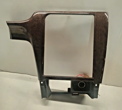 2002-2004 Subaru Legacy Outback OEM Radio Dashboard Bezel Trim Woodgrain w/ 12v - Image 1 of 4