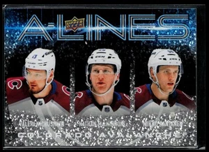 2024-25 Upper Deck A-Lines #AL-8 Nichushkin / Nathan MacKinnon / Mikko Rantanen - Picture 1 of 2