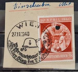 Deutsches Reich- Mi.Nr.744 Briefausschnitt mit Sonderstempelung - Bild 1 von 1