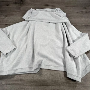 Sudadera Free People para mujer XS gris capucha cuello gran tamaño holgada espalda abierta - Imagen 1 de 12