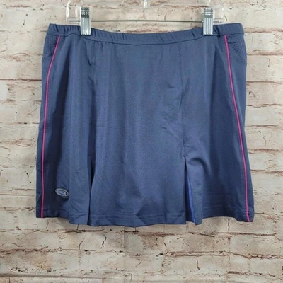 Falda corta de tenis para mujer Bolle Skort mediana azul rosa detalles alto rendimiento Foto 1 de 4