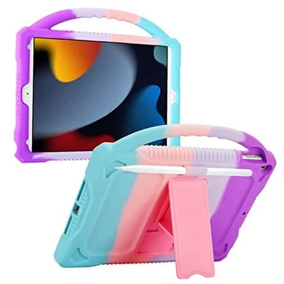Kids Case for iPad 9th 8th 7th Generation,Shockproof Silicone Kids Multicolor - Image 1 of 4