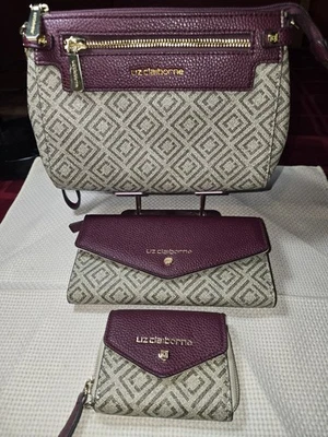 Liz Claiborne Set of 3, Purse Wallet Coin Pouch NWOT - Image 1 of 4