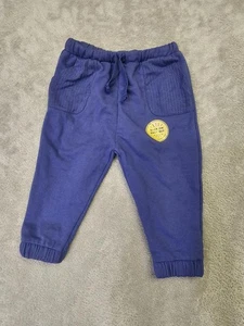 Felpa ragazzo gatto e jack nuova con cravatta stringa e tasche blu taglia 3-6M - Foto 1 di 2