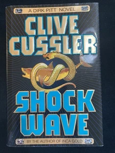 Clive Cussler Shock Wave Hard Cover DJ Dirk Pitt Series 1st Ed Like New - Picture 1 of 4